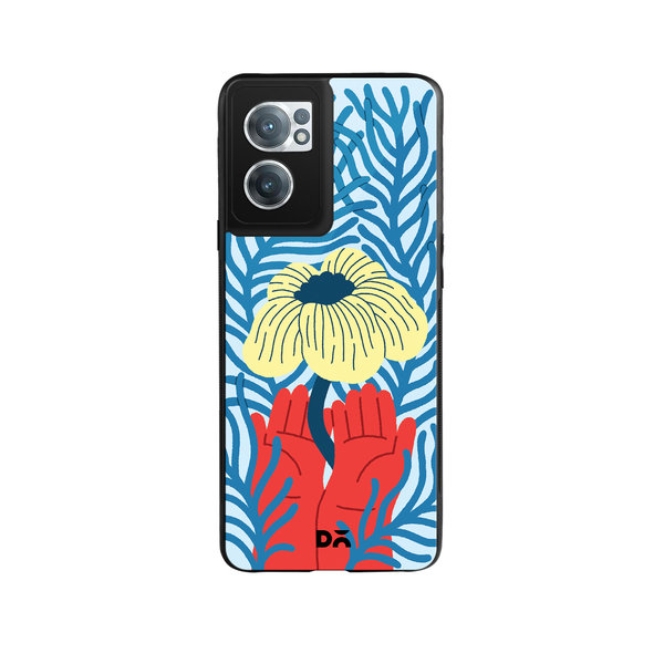 

DailyObjects Bloom Bliss Glass Case Cover For OnePlus Nord CE 2