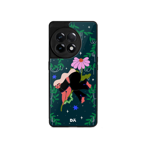 

DailyObjects Blossom Broomstick Glass Case Cover For OnePlus 11R