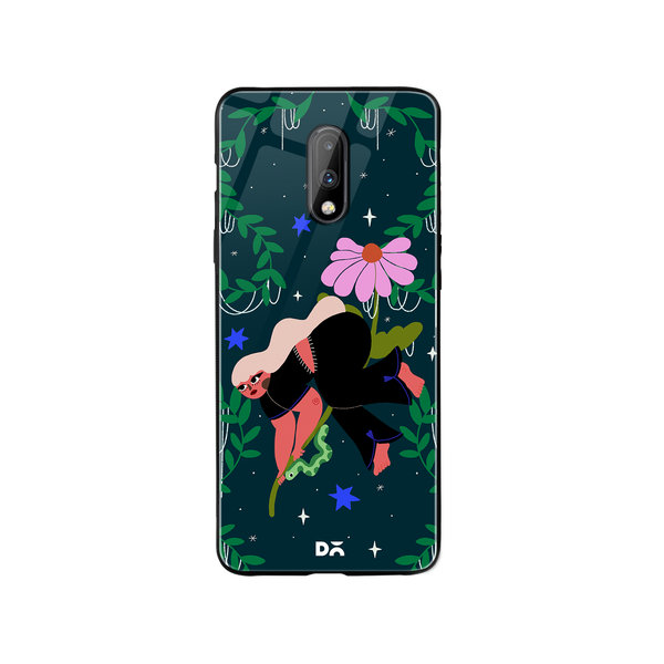 

DailyObjects Blossom Broomstick Glass Case Cover For OnePlus 7