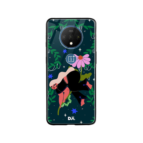 

DailyObjects Blossom Broomstick Glass Case Cover For OnePlus 7T