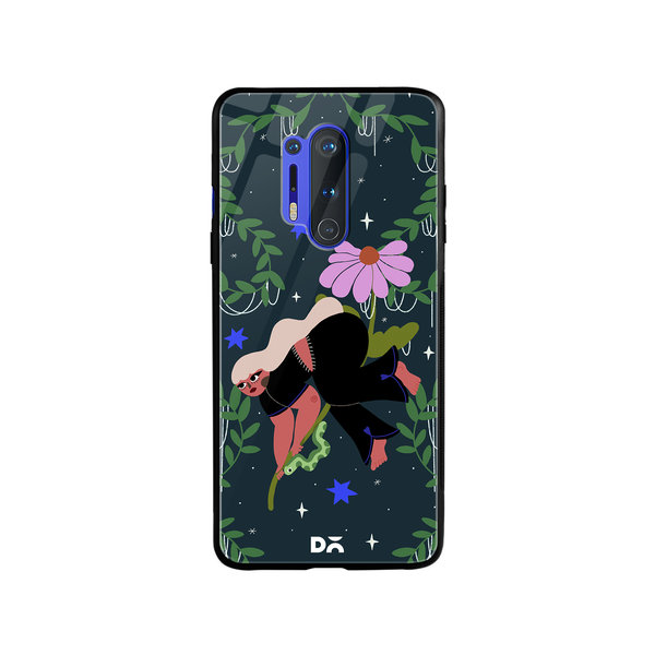 

DailyObjects Blossom Broomstick Glass Case Cover For OnePlus 8 Pro