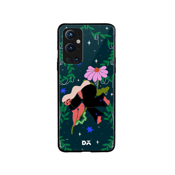 

DailyObjects Blossom Broomstick Glass Case Cover For OnePlus 9 Pro