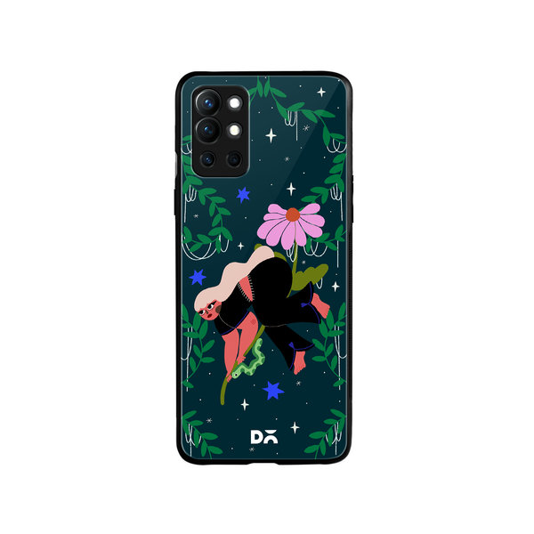 

DailyObjects Blossom Broomstick Glass Case Cover For OnePlus 9R