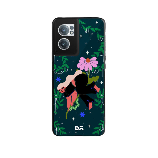 

DailyObjects Blossom Broomstick Glass Case Cover For OnePlus Nord CE 2