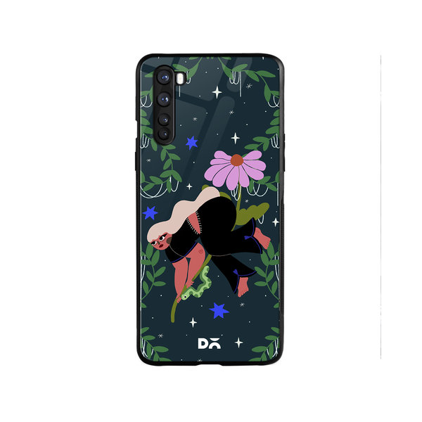

DailyObjects Blossom Broomstick Glass Case Cover For OnePlus Nord