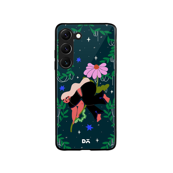 

DailyObjects Blossom Broomstick Glass Case Cover For Samsung Galaxy S23