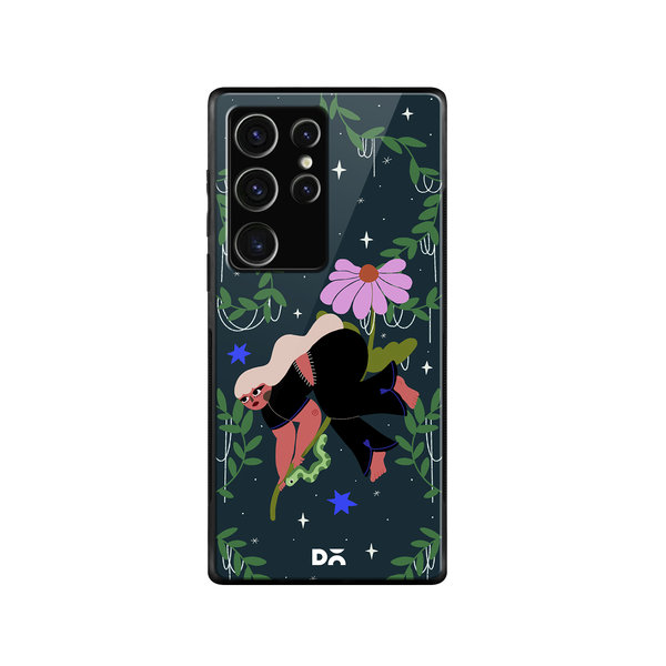 

DailyObjects Blossom Broomstick Glass Case Cover For Samsung Galaxy S23 Ultra