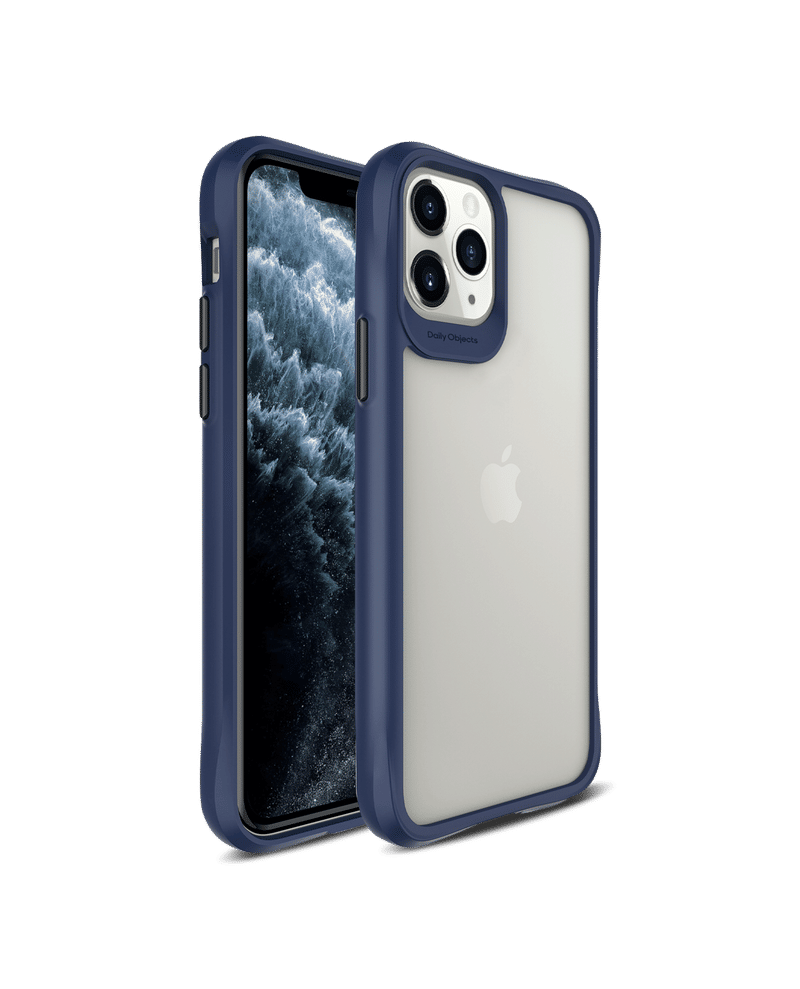Blue Hybrid Clear Case Cover for iPhone 11 Pro