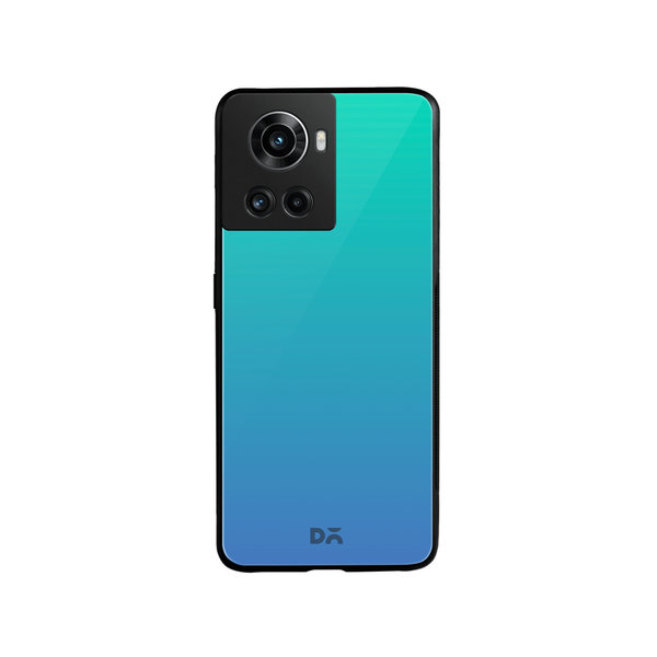 

DailyObjects Blue Ocean Gradient Glass Case Cover For OnePlus 10R