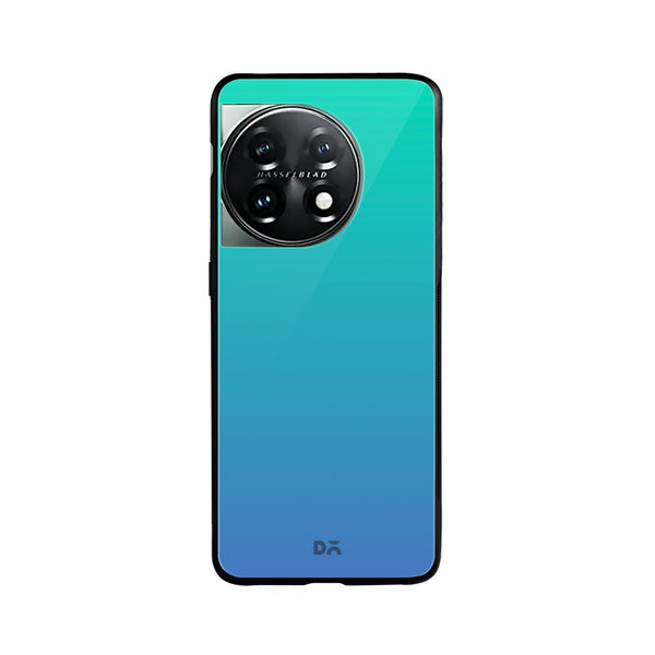 

DailyObjects Blue Ocean Gradient Glass Case Cover For OnePlus 11 5G