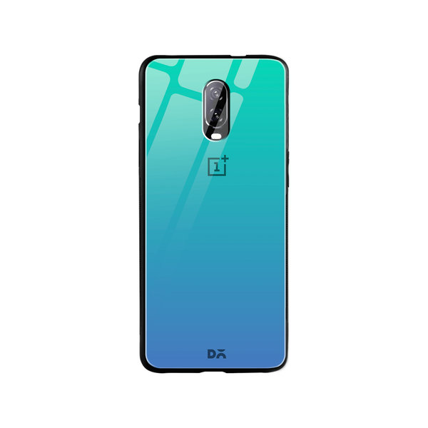 

DailyObjects Blue Ocean Gradient Glass Case Cover For OnePlus 7