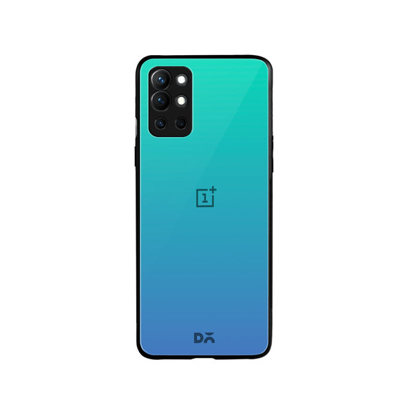 

DailyObjects Blue Ocean Gradient Glass Case Cover For OnePlus 9R