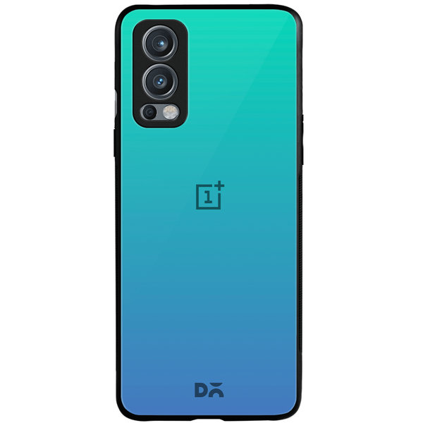 

DailyObjects Blue Ocean Gradient Glass Case Cover For OnePlus Nord 2