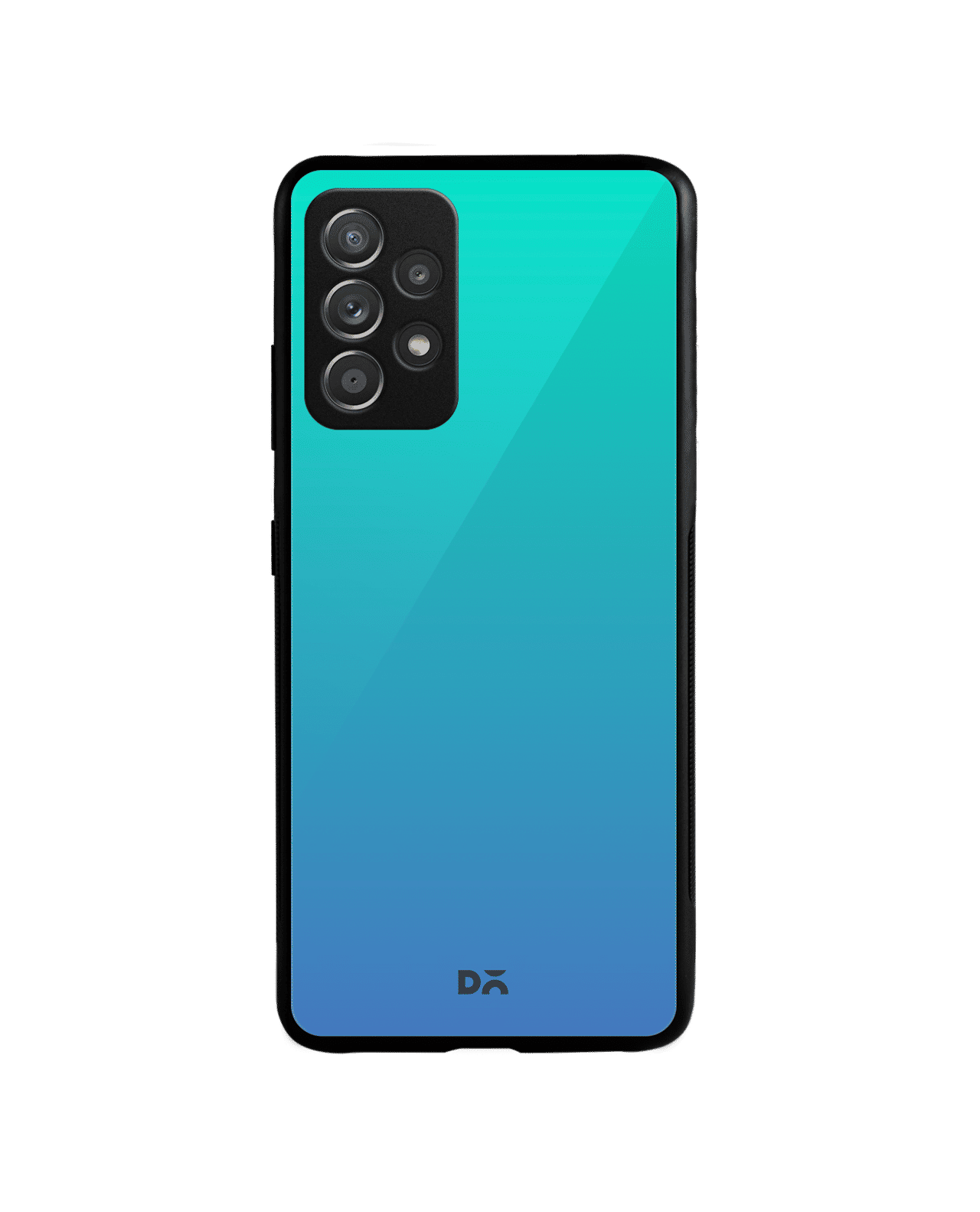 Blue Ocean Gradient Glass Case Cover For Samsung Galaxy A53