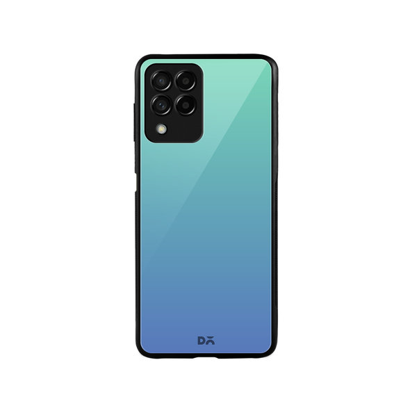 

DailyObjects Blue Ocean Gradient Glass Case Cover For Samsung Galaxy M53