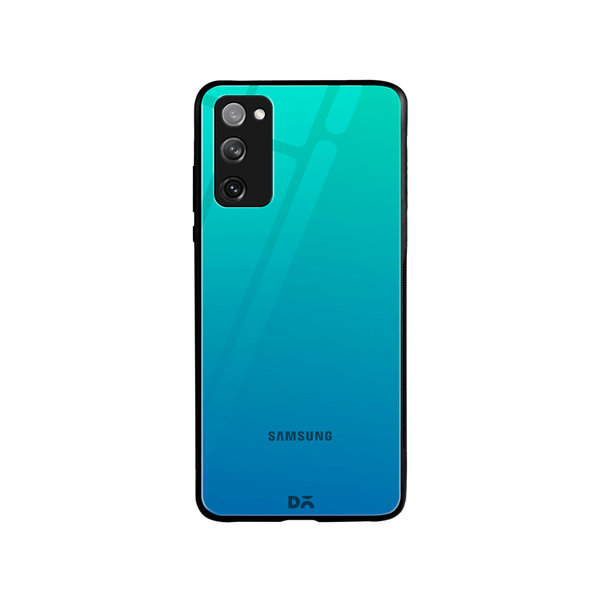 

DailyObjects Blue Ocean Gradient Glass Case Cover For Samsung Galaxy S20 FE