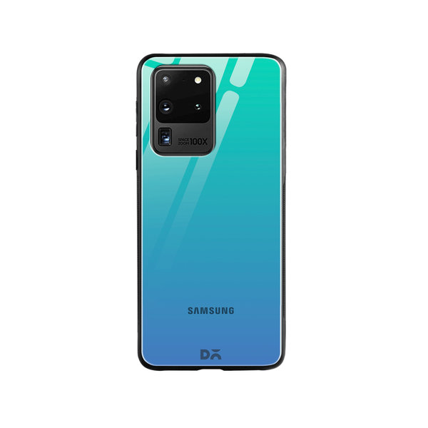 

DailyObjects Blue Ocean Gradient Glass Case Cover For Samsung Galaxy S20 Ultra