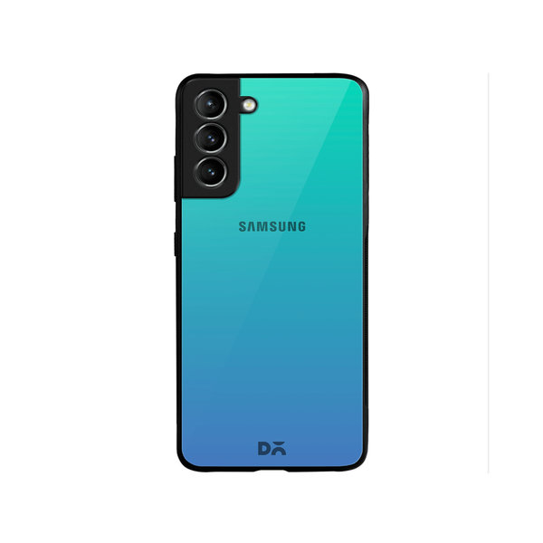 

DailyObjects Blue Ocean Gradient Glass Case Cover For Samsung Galaxy S22