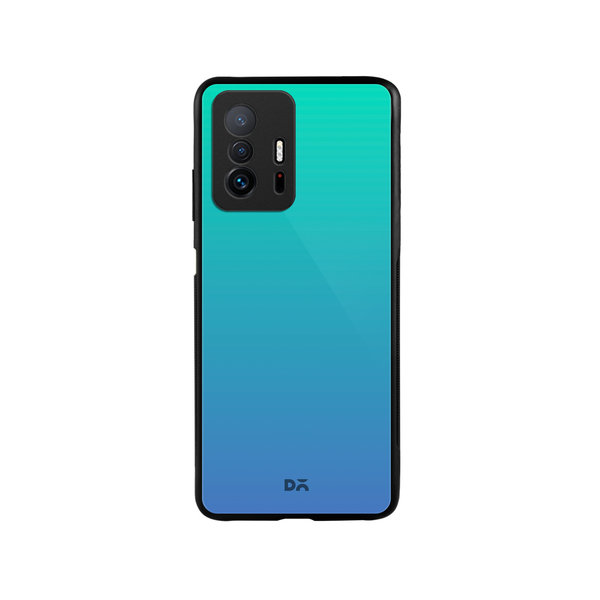DailyObjects Blue Ocean Gradient Glass Case Cover For Xiaomi 11T