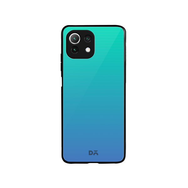 

DailyObjects Blue Ocean Gradient Glass Case Cover For Xiaomi Mi 11 Lite