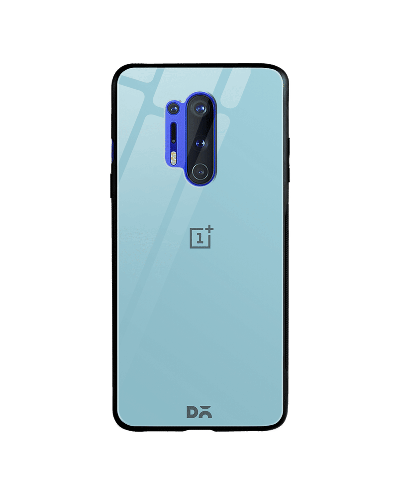 Blue Water Glass Case Cover For OnePlus 8 Pro