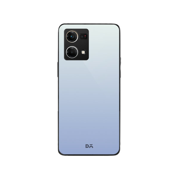 

DailyObjects Blue Water Gradient Glass Case Cover For Oppo F21 Pro