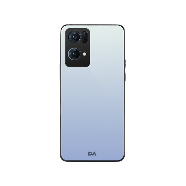DailyObjects Blue Water Gradient Glass Case Cover For Oppo Reno 7 Pro