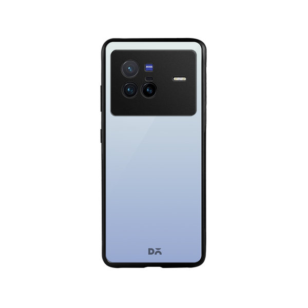 

DailyObjects Blue Water Gradient Glass Case Cover For Vivo X80
