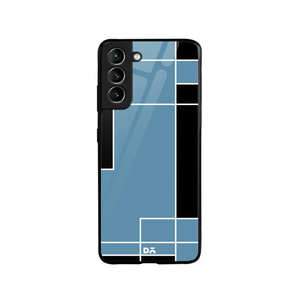 

DailyObjects Blueberry Blocks Glass Case Cover For Samsung Galaxy S21