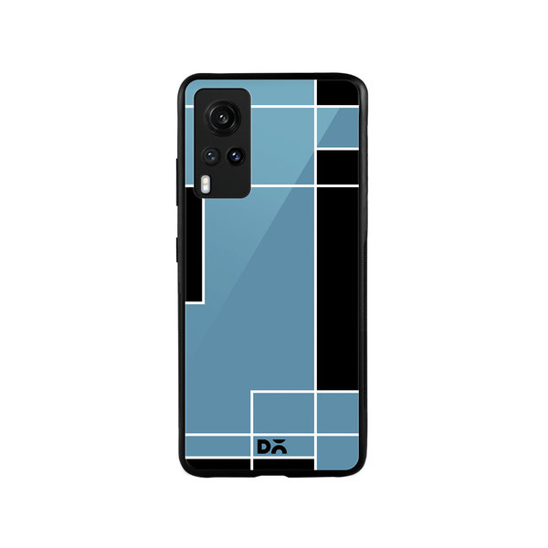 

DailyObjects Blueberry Blocks Glass Case Cover For Vivo X60