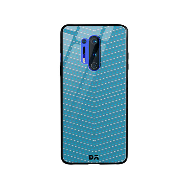 

DailyObjects Blueberry Broken Twills Glass Case Cover For OnePlus 8 Pro