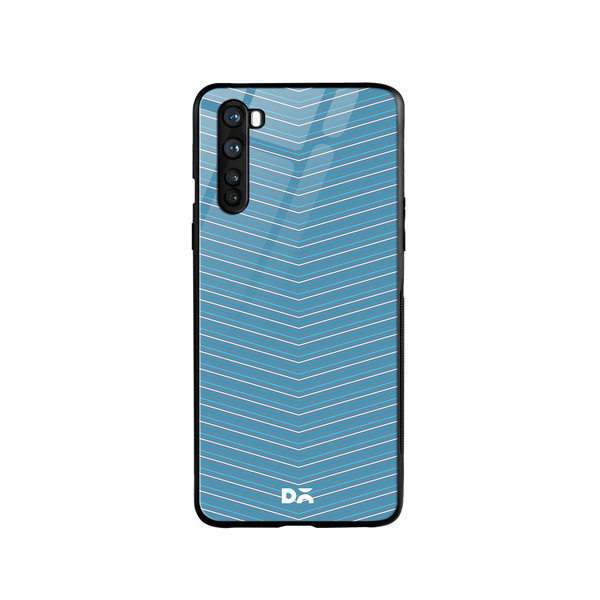

DailyObjects Blueberry Broken Twills Glass Case Cover For OnePlus Nord