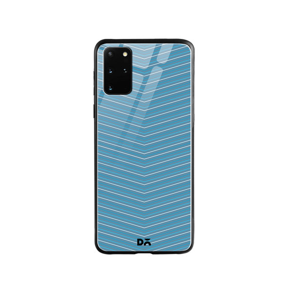 

DailyObjects Blueberry Broken Twills Glass Case Cover For Samsung Galaxy S20 Plus