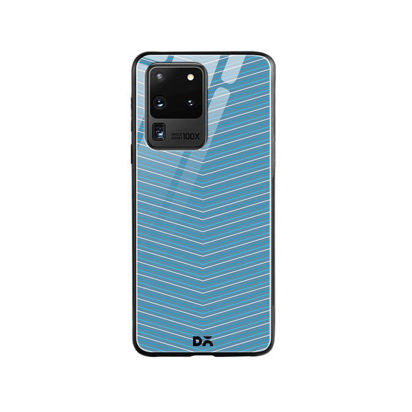 

DailyObjects Blueberry Broken Twills Glass Case Cover For Samsung Galaxy S20 Ultra