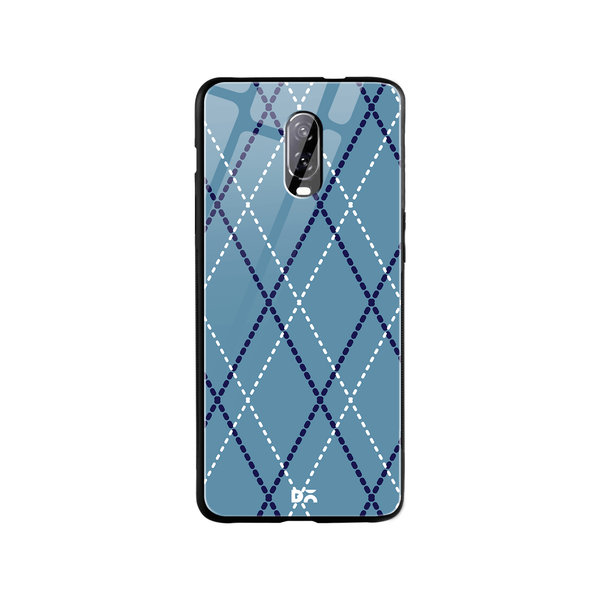 

DailyObjects Blueberry Diamond Rope Glass Case Cover For OnePlus 7