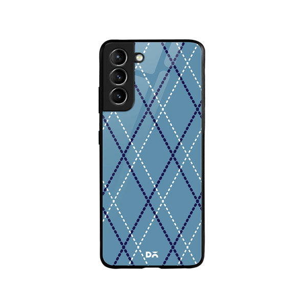 

DailyObjects Blueberry Diamond Rope Glass Case Cover For Samsung Galaxy S21