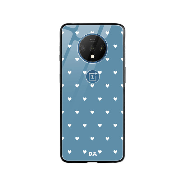 

DailyObjects Blueberry Hearts Glass Case Cover For OnePlus 7T