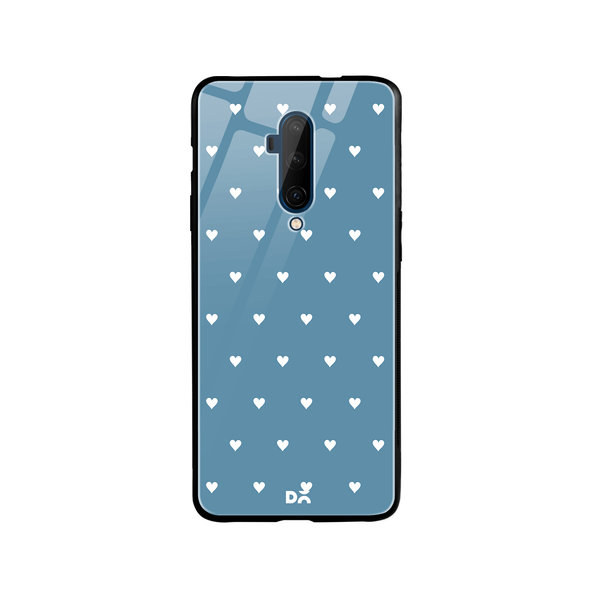 

DailyObjects Blueberry Hearts Glass Case Cover For OnePlus 7T Pro