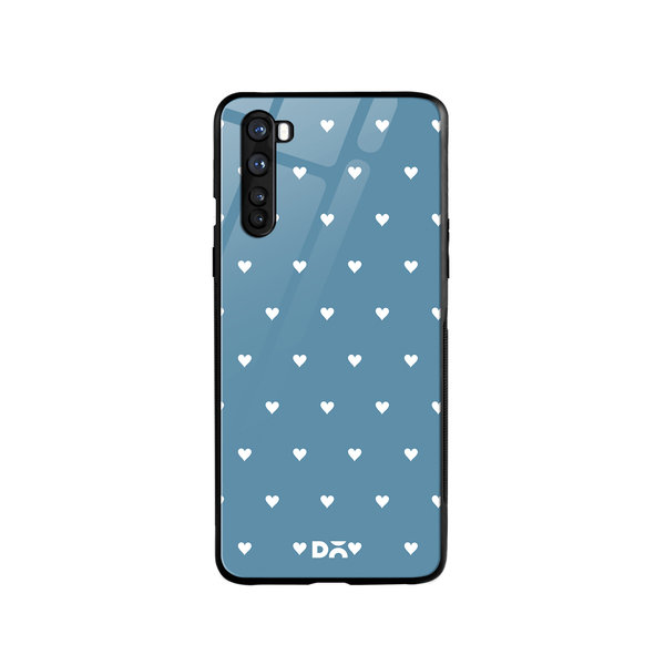 

DailyObjects Blueberry Hearts Glass Case Cover For OnePlus Nord