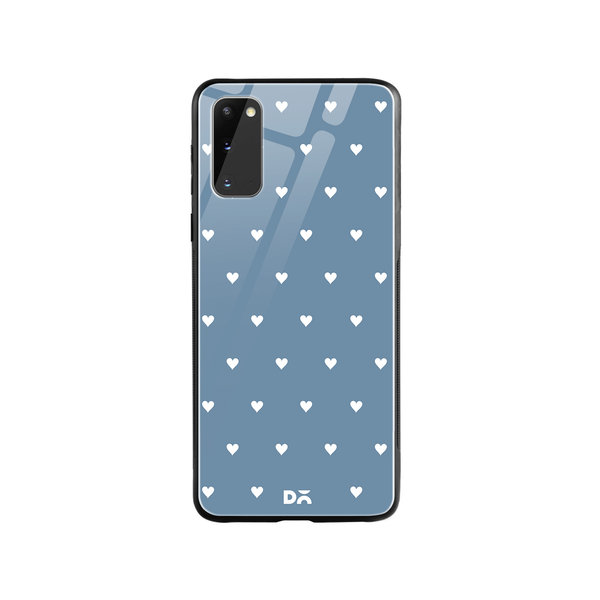 

DailyObjects Blueberry Hearts Glass Case Cover For Samsung Galaxy S20