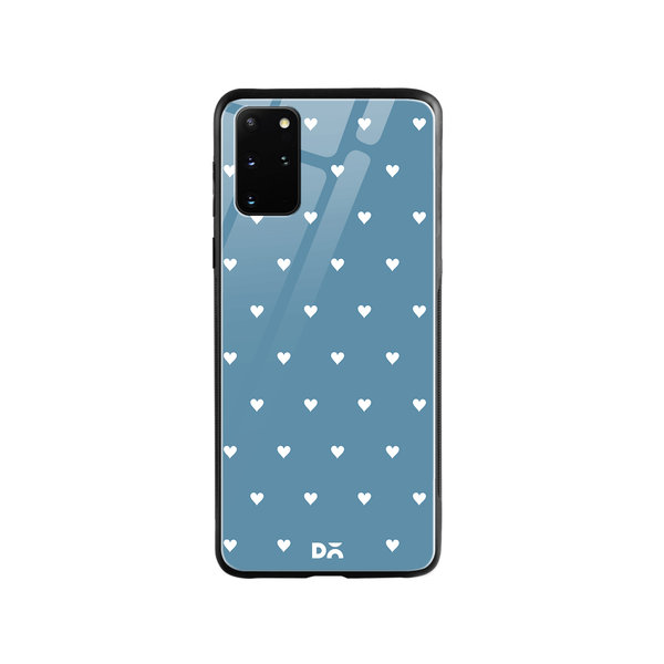 

DailyObjects Blueberry Hearts Glass Case Cover For Samsung Galaxy S20 Plus