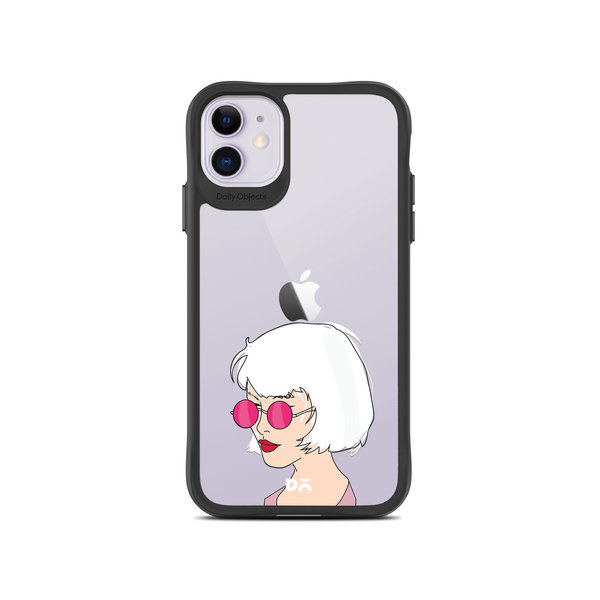 

DailyObjects Bold Beautiful Black Hybrid Clear Case Cover For iPhone 11