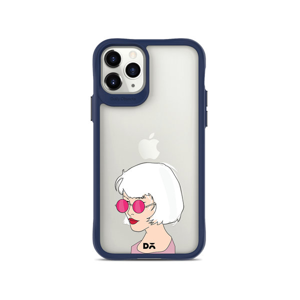

DailyObjects Bold Beautiful Blue Hybrid Clear Case Cover For iPhone 11 Pro Max