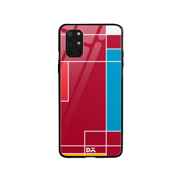 

DailyObjects Brick Red Blocks Glass Case Cover For OnePlus 8T