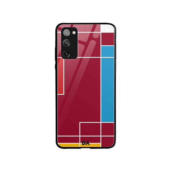 

DailyObjects Brick Red Blocks Glass Case Cover For Samsung Galaxy S20 FE