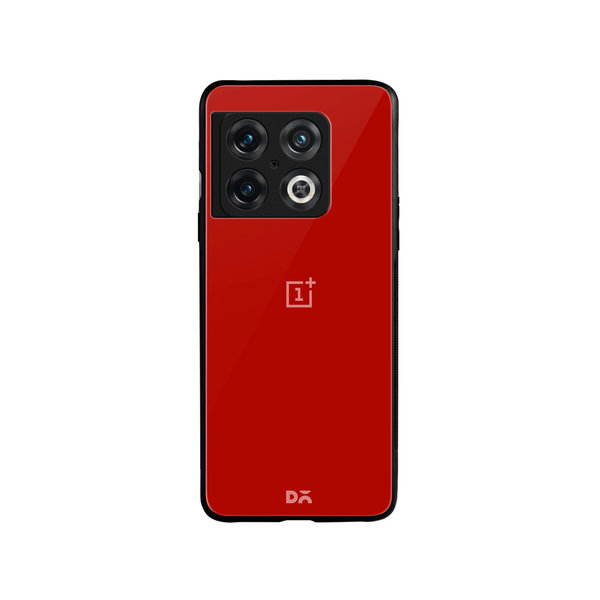 

DailyObjects Bright Red Glass Case Cover For OnePlus 10 Pro