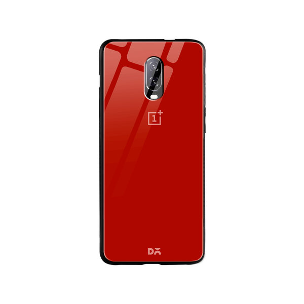 

DailyObjects Bright Red Glass Case Cover For OnePlus 7