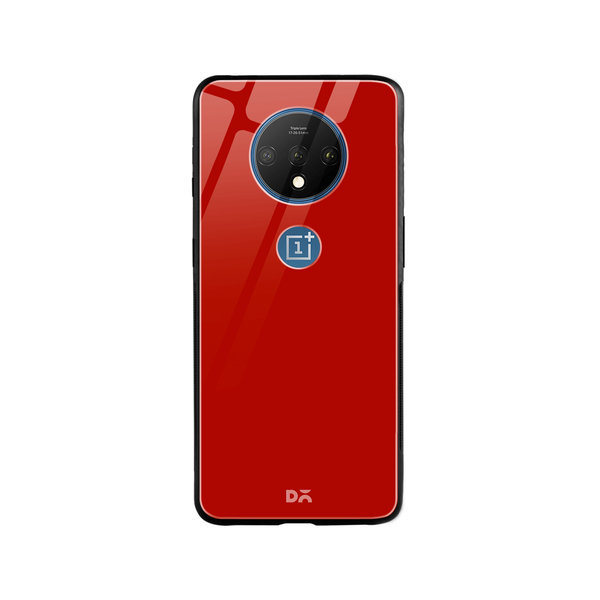 

DailyObjects Bright Red Glass Case Cover For OnePlus 7T