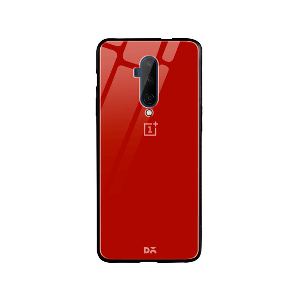 

DailyObjects Bright Red Glass Case Cover For OnePlus 7T Pro
