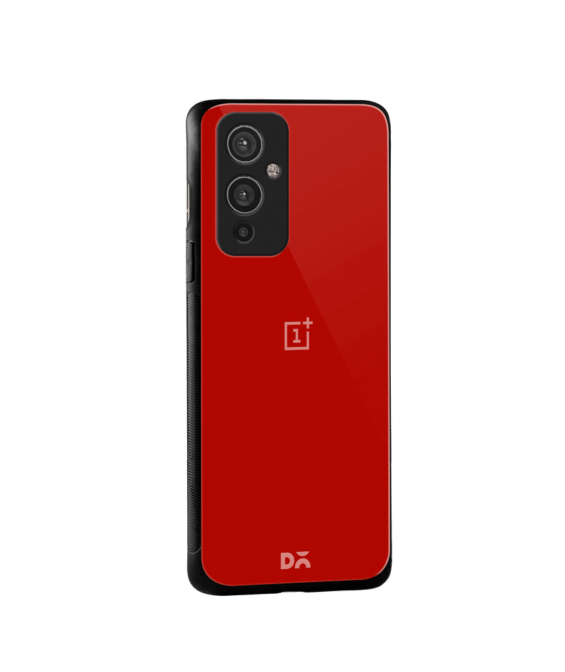 Bright Red Glass Case Cover For OnePlus